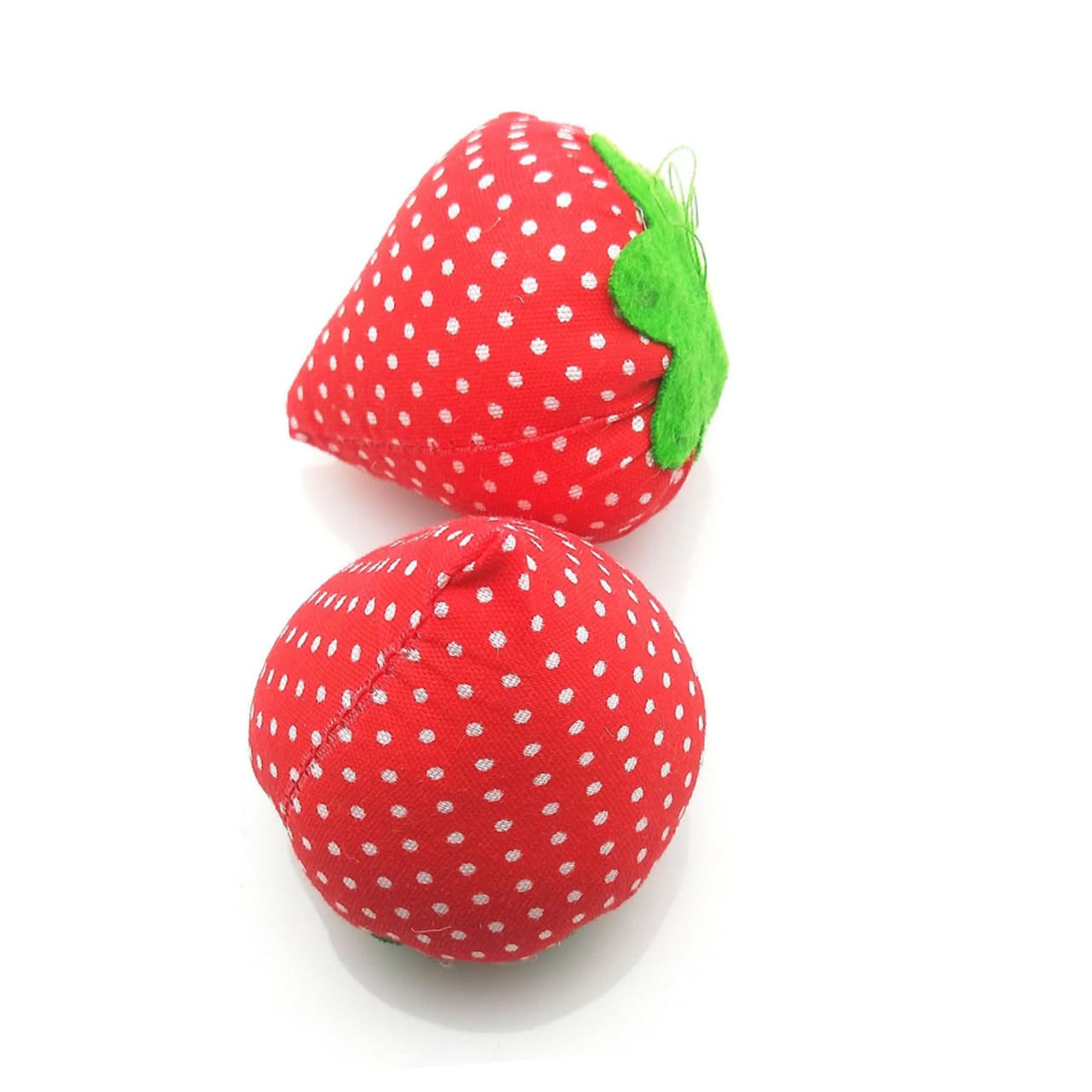 SHINEOFI 20piezas Alfiletero Forma De Fresa De Organizador De Agujas Para Manualidades Herramienta De Costura Para Cestas De Costura y Decoración