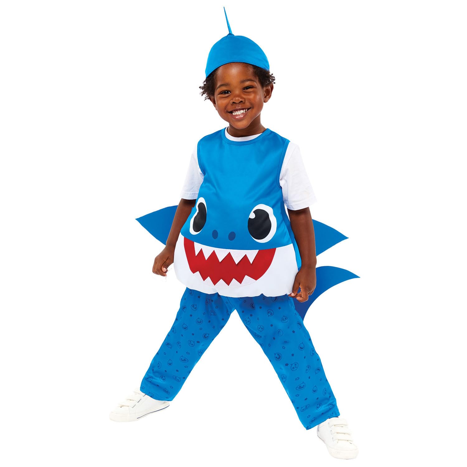 Amscan - Officially Licensed Baby Shark Blue Daddy Kids Fancy Dress Costume Age: 1-4 Years