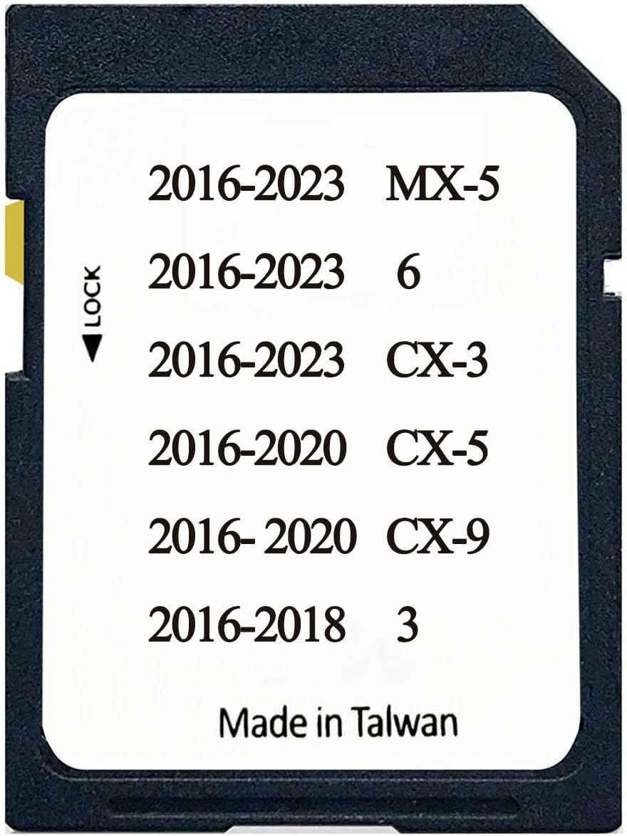 Latest GPS Navigation SD Card BHP166EZ1T for 3 6 CX-3 CX-5 CX-9 MX-5 USA/Canada/Mexico 2023