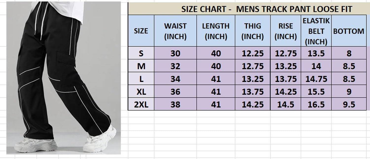 Lymio Pantalones de chándal para hombre || Corte regular || Pantalones de chándal || Pantalones de jogging de Lycra totalmente elásticos (disponibles en lotes combinados) (TP-62-63)