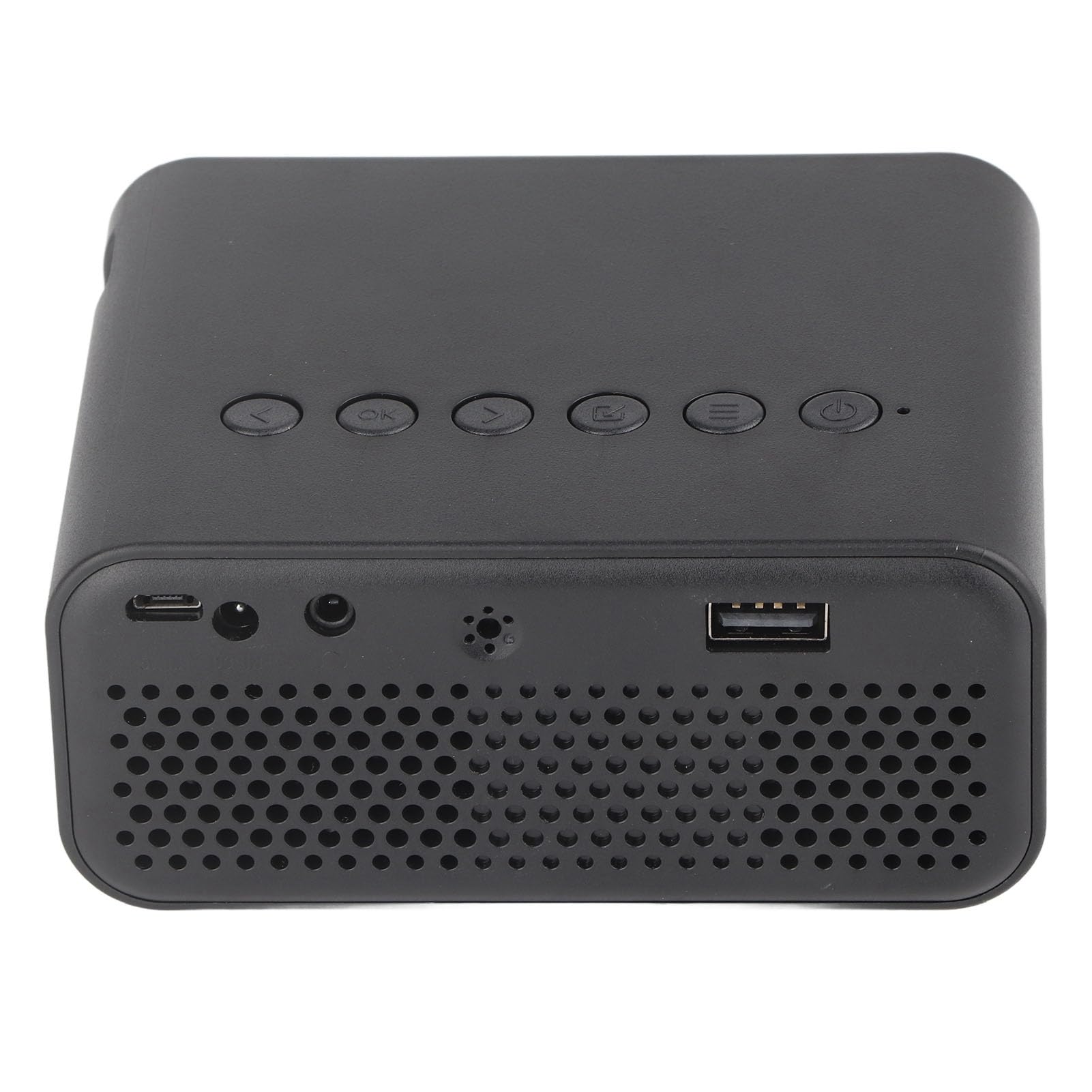 Mini Proiettore Videoproiettore LCD TFT con Telecomando da 15 a 100 Pollici 1920x1080 LED per la Casa (Spina europea)