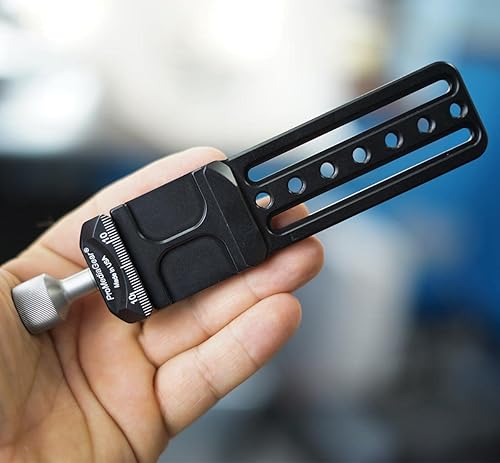 Miniatura 4 de ProMediaGear PXC1 - Riel nodal tipo Arca-Swiss de 6 pulgadas con abrazadera integrada, cola de paloma doble