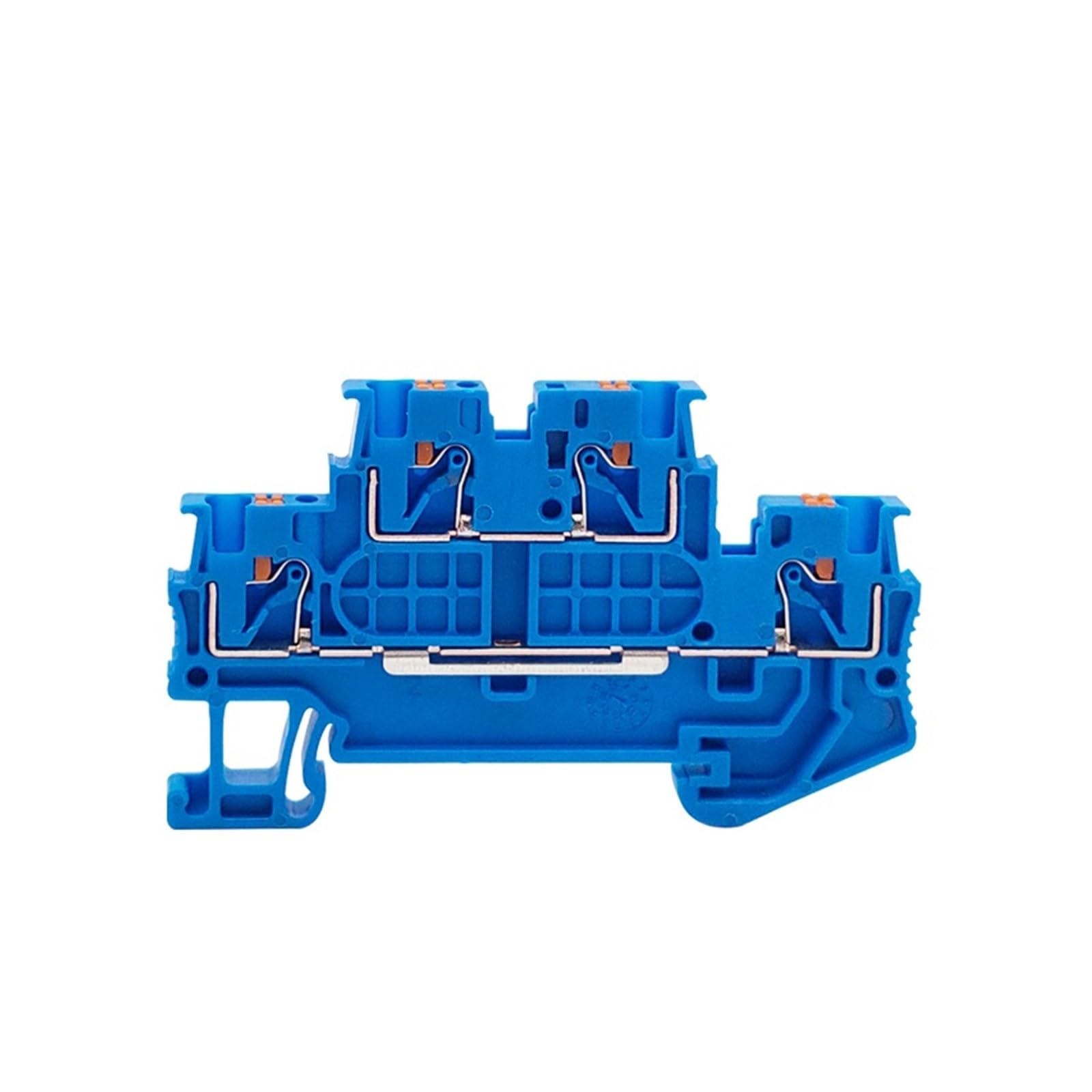 10 Stück 1,5/S Doppelstock-Push-in-DIN-Schienenklemmenblock PT .5 mm² Kabel-Elektrodrahtanschluss PTTB1. PTTB-1(PTTB1.5-S-Blue)