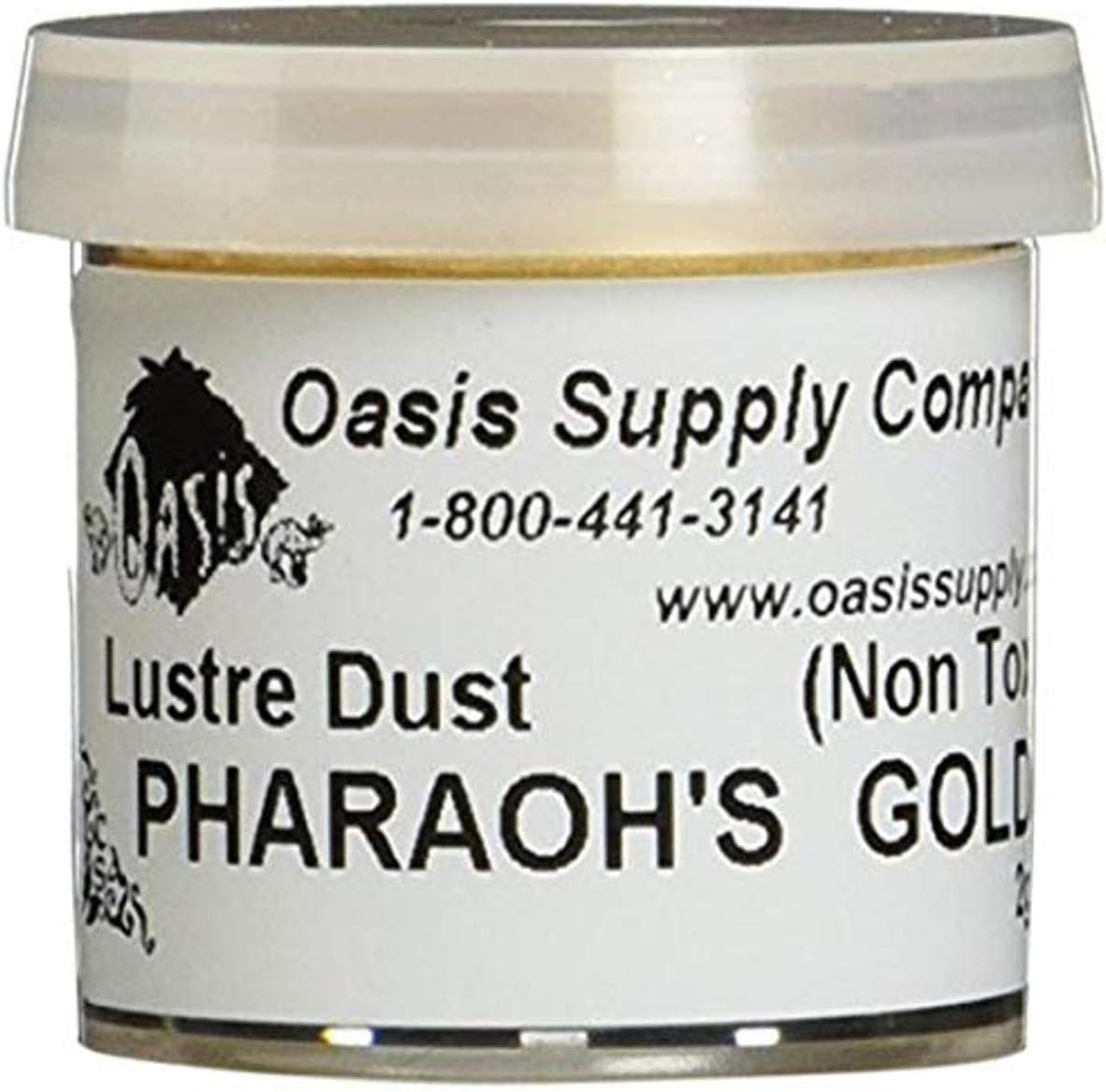 Oasis supply Lustre Dust, Pharaoh's Gold (Old Gold), 2 Gram