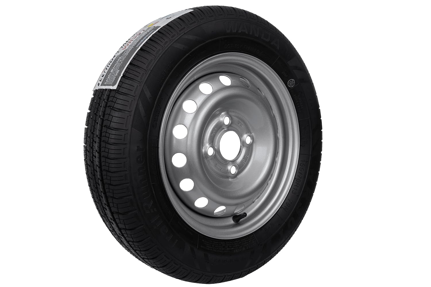 UNITRAILER Ruota per rimorchio rinforzata 155/70 R13 XL, 4JX13 4x100