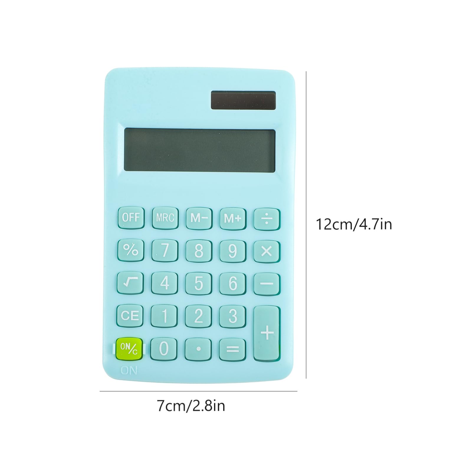 Hemobllo 5pièces Calculatrice Scolaire Portable à Double Alimentation Solaire Et Batterie Calculatrice Colorée pour Étudiants avec Écran LCD Chiffres Outil De Pratique Et Élégant