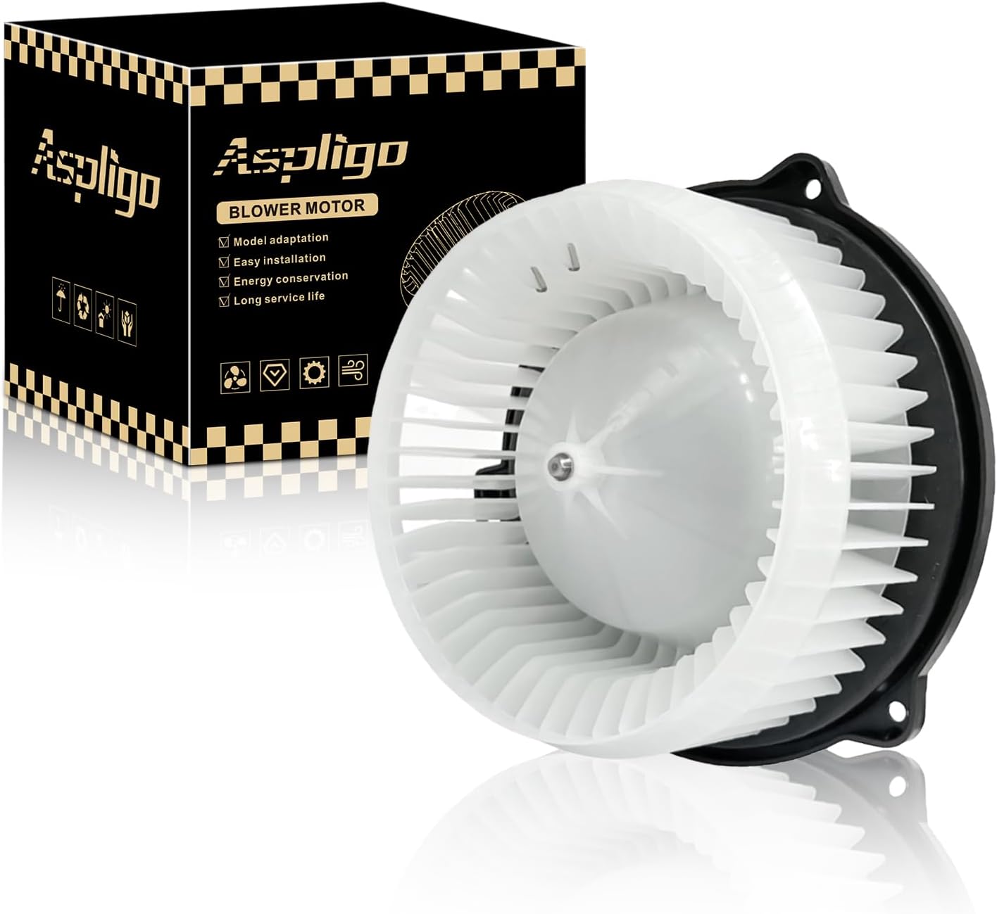 700005 Front AC Heater Blower Motor Fan Fit for Honda Civic 2001 2002 2003 2004 2005, CR-V 2002 2003 2004 2005 2006, Element 2003-2011, for Acura EL 2001-2005