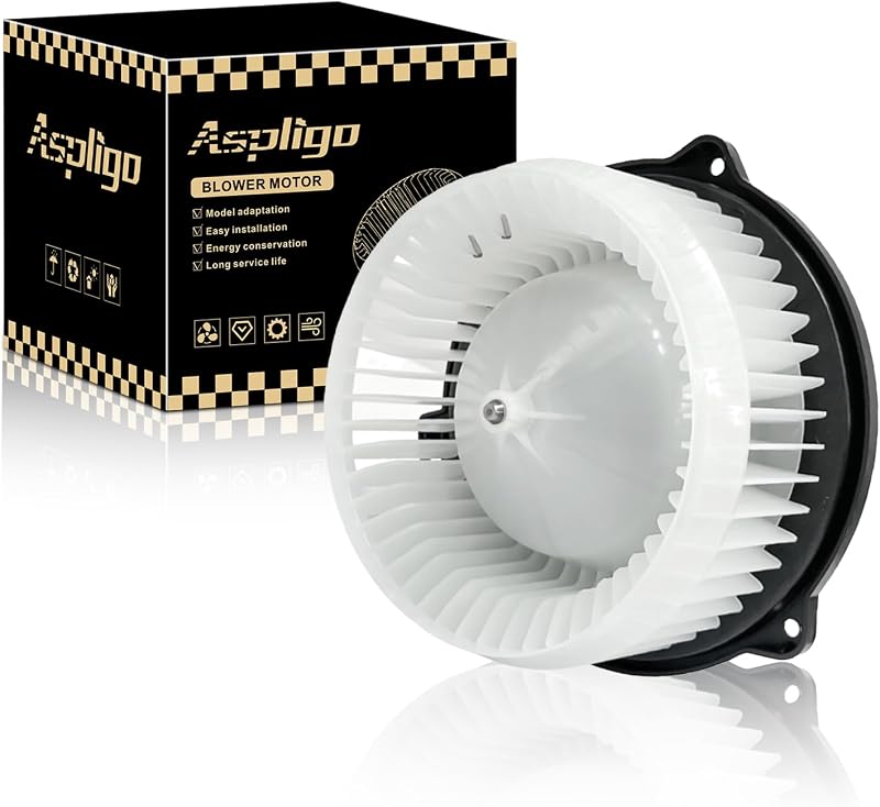 Motor do ventilador dianteiro do ar-condicionado e aquecedor Aspligo para Honda Civic, CR-V, Element e Acura EL – 1 unidade