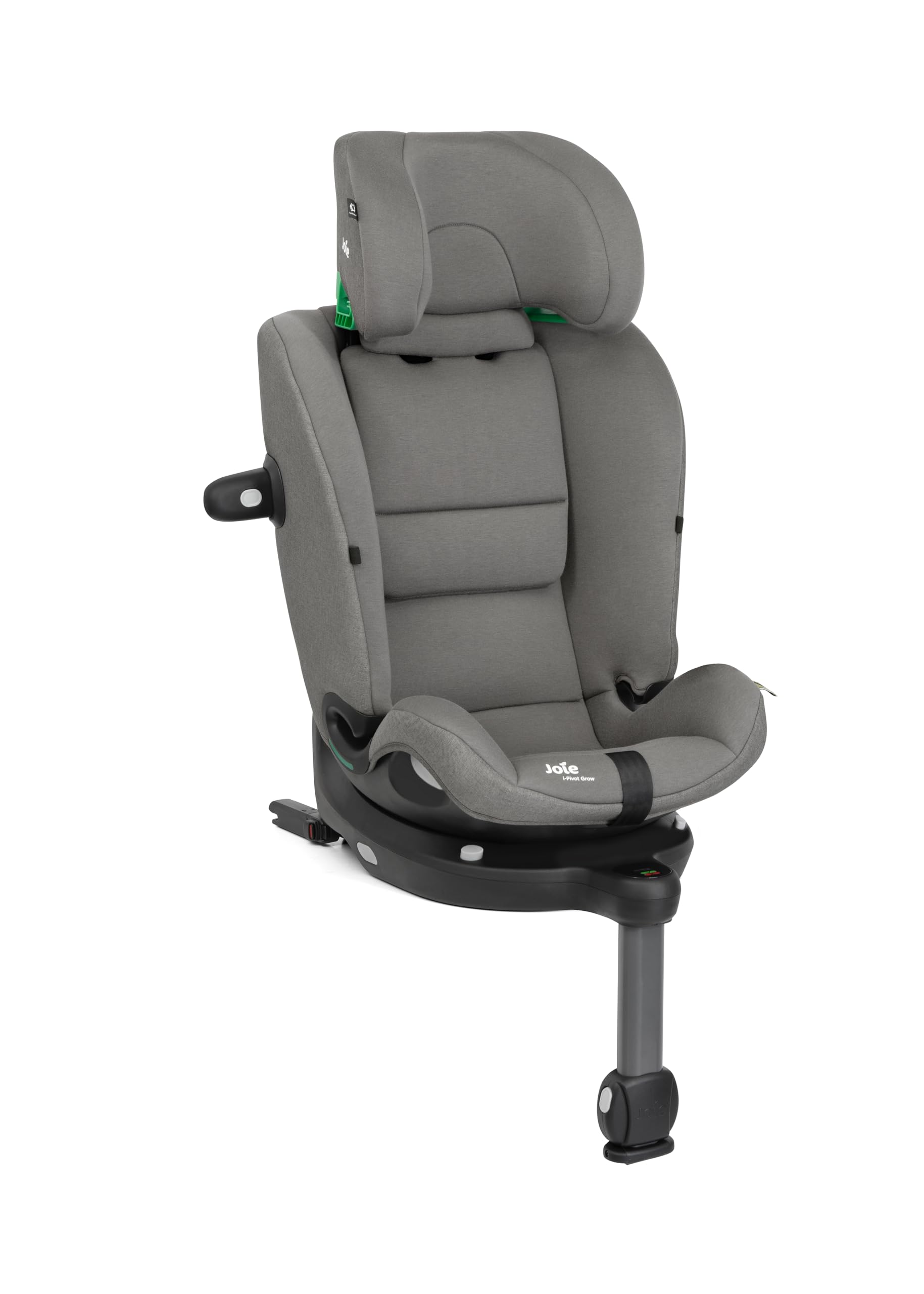 Joie i-Pivot™ grow seggiolino auto i-Size R129, rotazione, ISOFIX, protezione dagli impatti laterali – dalla nascita ai 10 anni (40–135 cm), thunder