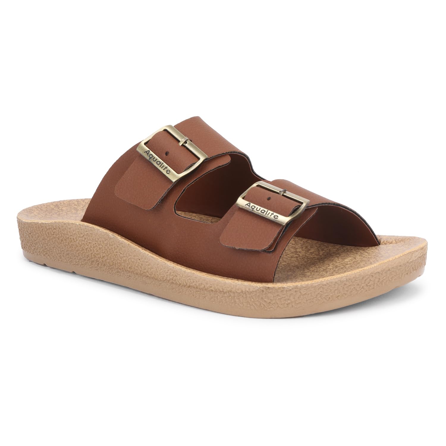 aqualite Men's Classic Cushion Sliders/Slippers with Adjustable Buckle Strap for Adult Comfortable & LightWeight |Stylish & Anti-Skid| Waterproof & Everyday Slipper-picture-11
