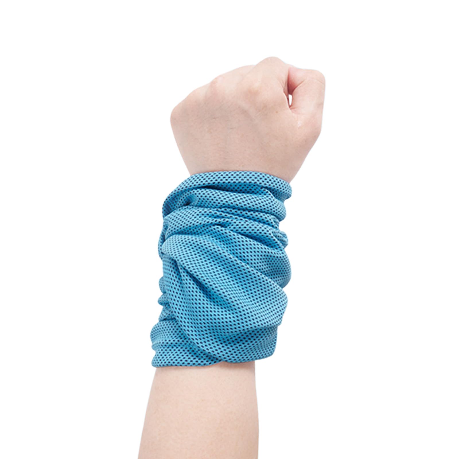 Kahdgss Sky Blue Absorbent Wrist Sweat Towel Fast Drying For Gym Yoga, Cupro Texture, 20X30cm Race Running Towel