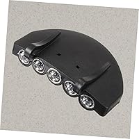 Vista 5 de 5 linternas de casco duro, linternas de faro para cabeza, linternas de sombrero con clip en LED giratorio, sombrero de luz, accesorios de casco