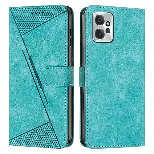 Coque Moto G Power 2023 portefeuille étui rabat carte cuir vert