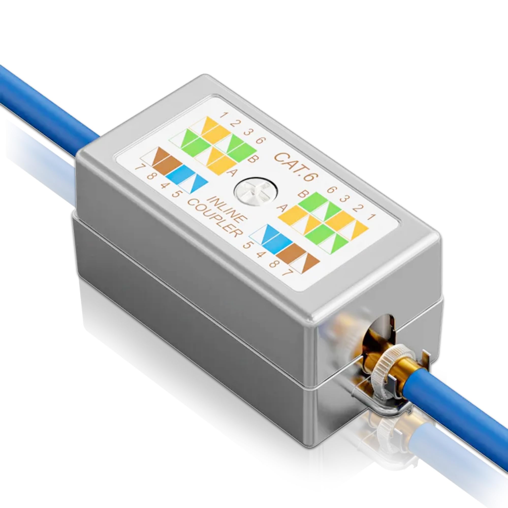 2 modules de connexion LSA Cat6 et Cat5 blindés pour câbles de pose et réseau
