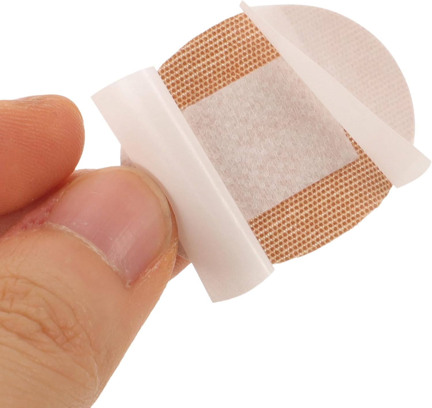 Breathable Elastic Fabric Adhesive Bandages 50Pcs Oval 32X25Mm Finger Wounds Patches Protective Wound Care Stickers for Joint and Fingertip Use