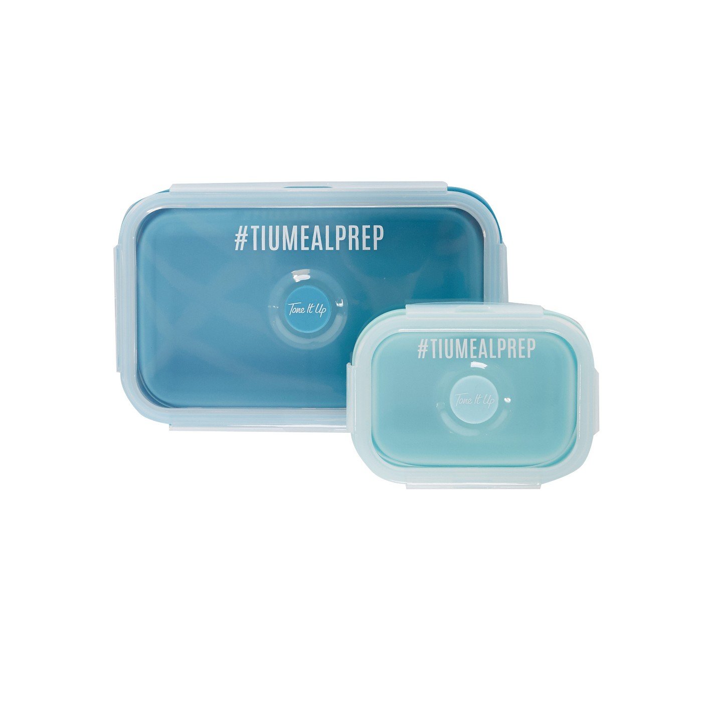Tone It UpMeal Prep Collapsible Container Set 2pk - Dusty Blue