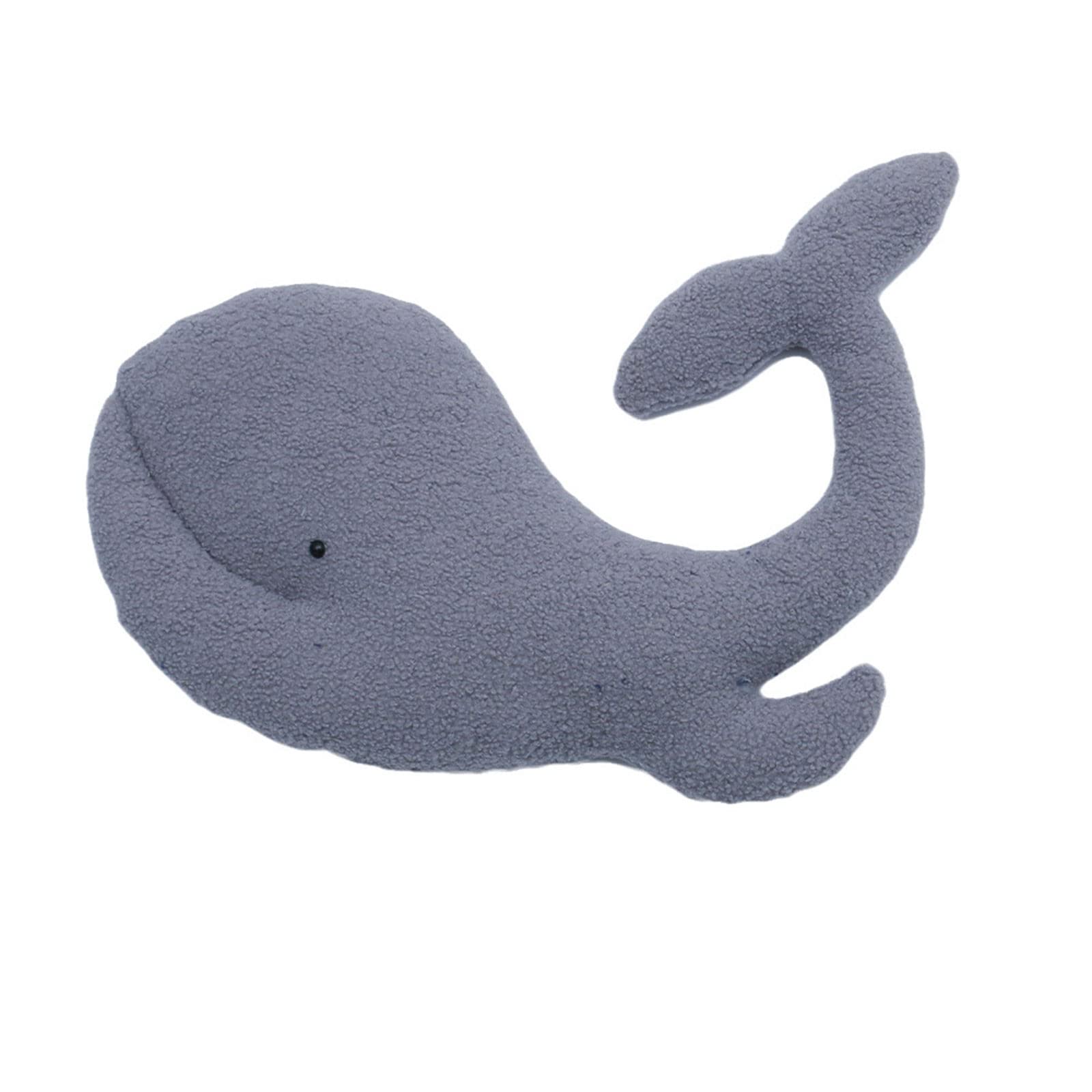 Coussin photo en peluche baleine pour installer bébé confortablement