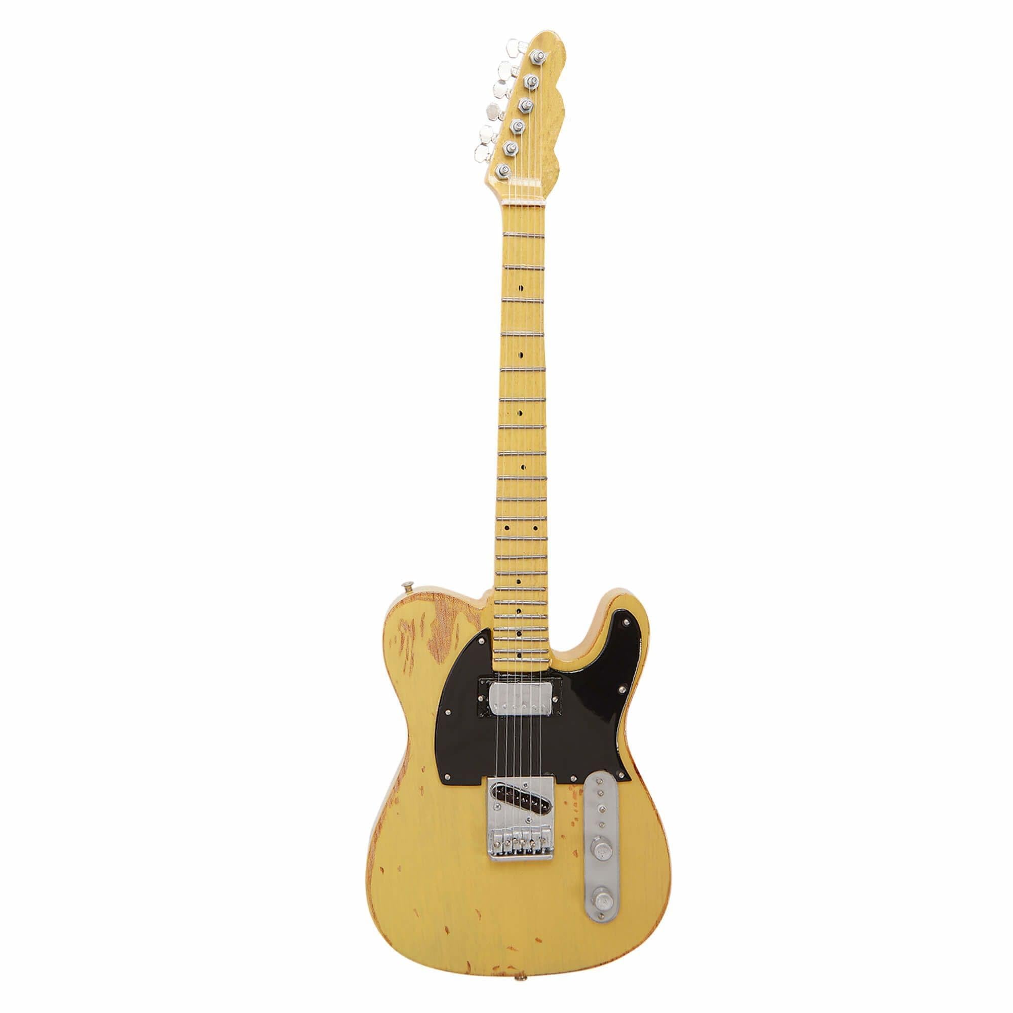 Keith Richards (The Rolling Stones) - Miniatur-Gitarren-Replik – Musikgeschenke – handgefertigte Verzierung