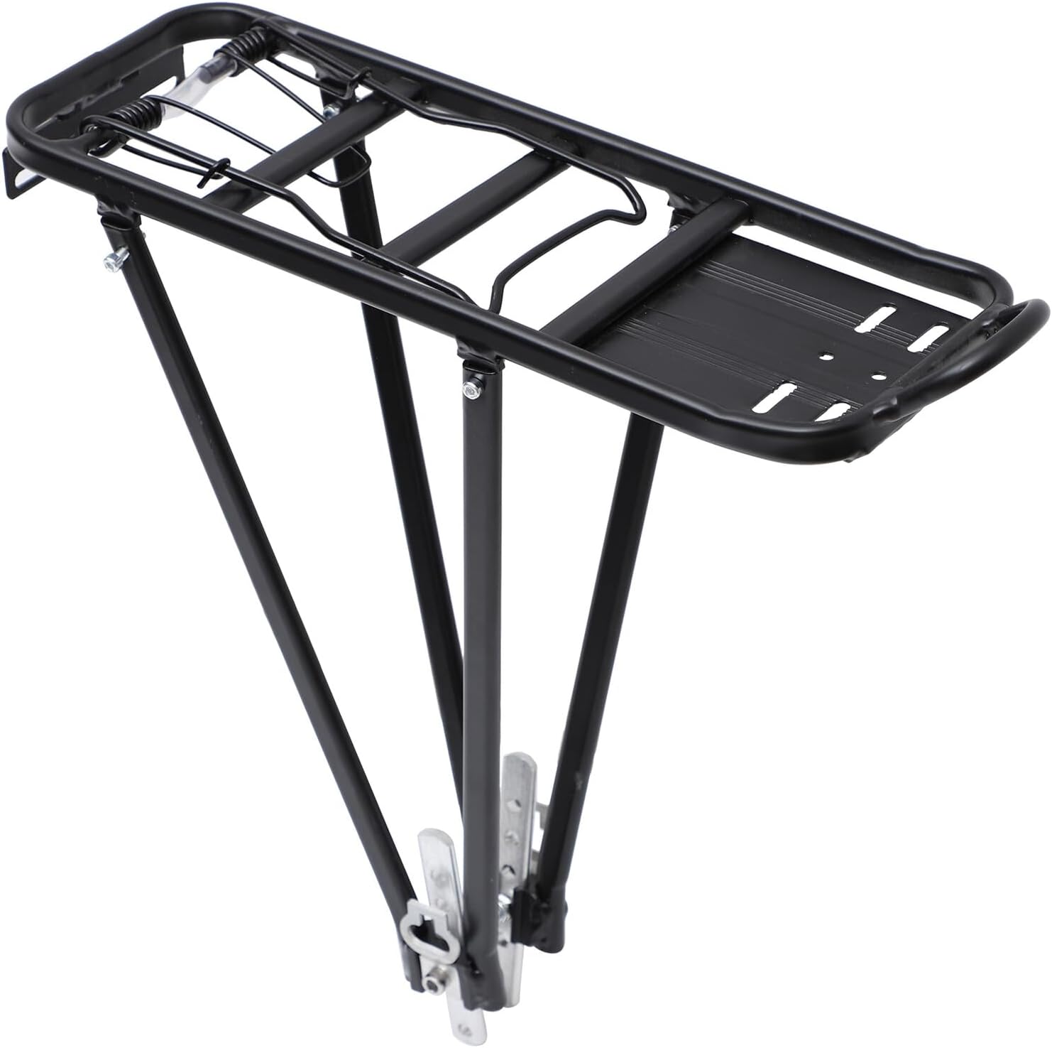 Aluminum Alloy Bike Cargo Rack Rear Luggage Carrier Bicycle Rear Rack Stand for Cycling Cargo Transport and Seatpost Bag Holder