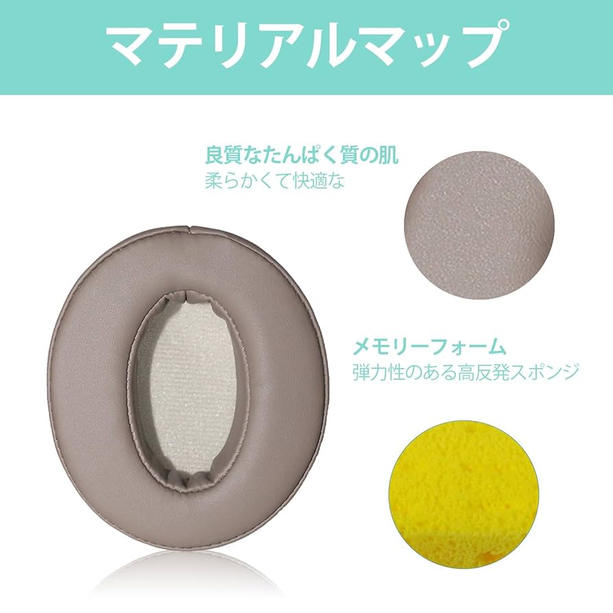 Amazon | Adhiper HD450BT イヤーパッド交換用ヘッドフォン