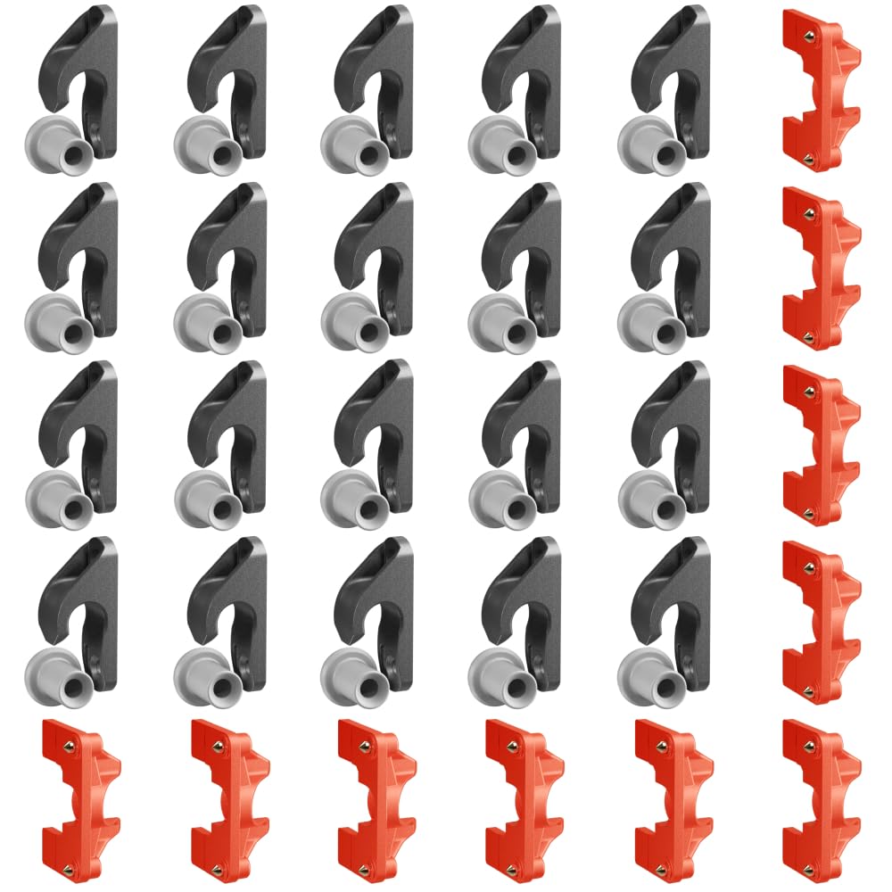 Button Fix Type 2 Compact Drop Down Bracket Connector Slide & Click x20 + 10 Marker Tools