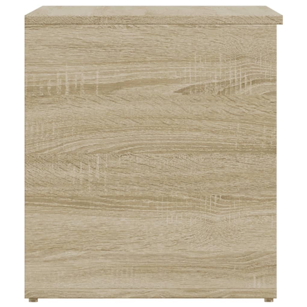 Générique Coffre de Rangement Chêne Sonoma 84x42x46 cm Bois d'ingénierie, Meubles, Armoires & Meubles de Rangement, Coffres de Rangement, Brun, (Poids 24.68KG)
