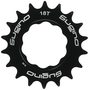Amazon | SUGINO(スギノ) スプロケット FIXIE COG 18T ブラック