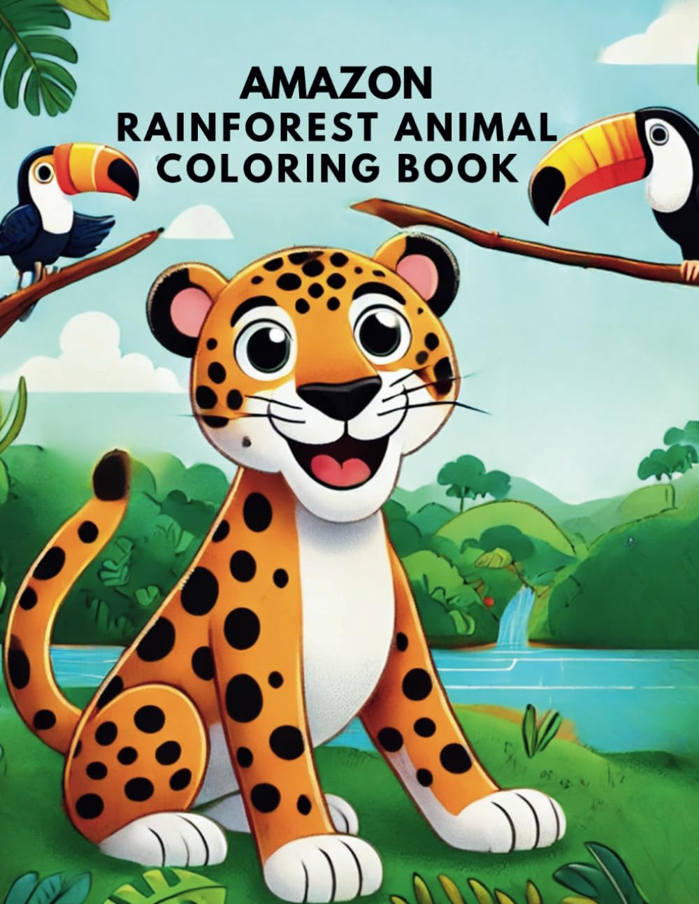 Amazon Rainforest Animal Coloring Book