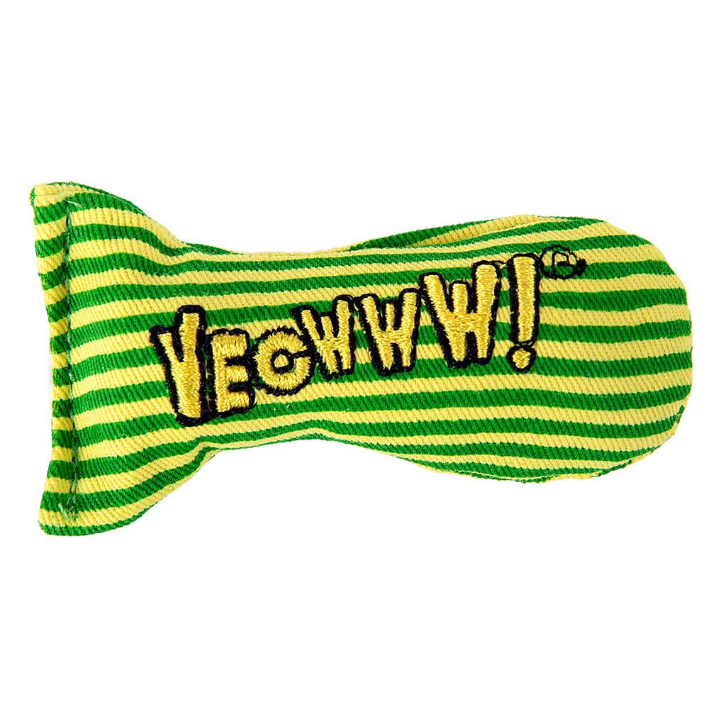 Yeowww Stinkies Stripes Cat Toy