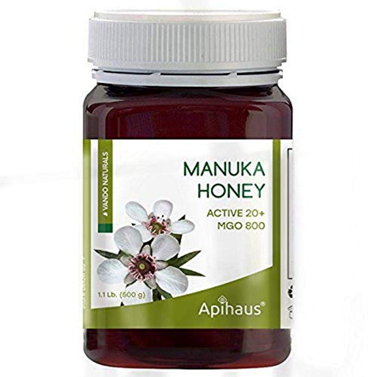 ApihausMANUKA HONEY MGO 800 ACTIVE 20+ 1.1 LB