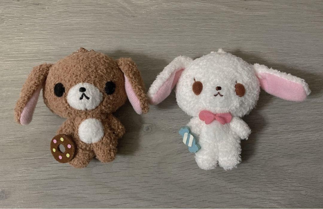 シュガーバニーズぬいぐるみ白うさ、黒うさ Amazon.co.jp: シュガーバニーズ白うさ黒うさセット OIWX : おもちゃ