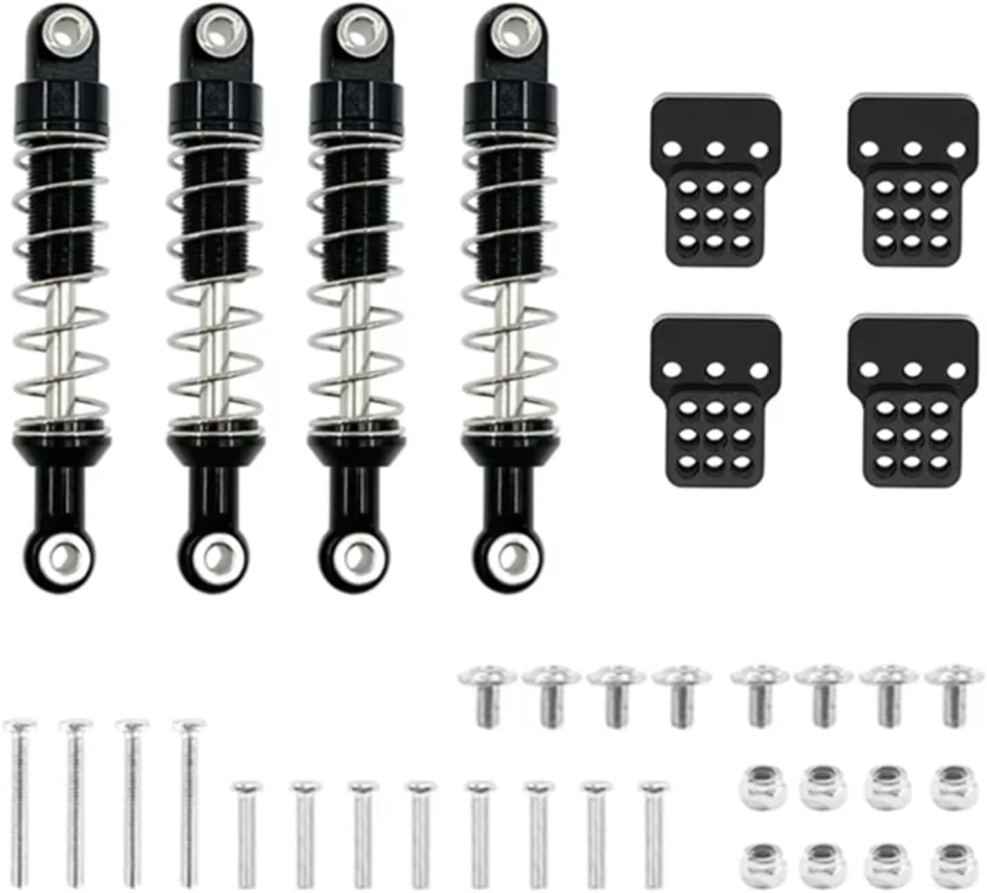 RXWOR ショックアブソーバー 4個セット RC 専用ショックアブソーバーダンパー For XLF X-03A X-04A X-03
