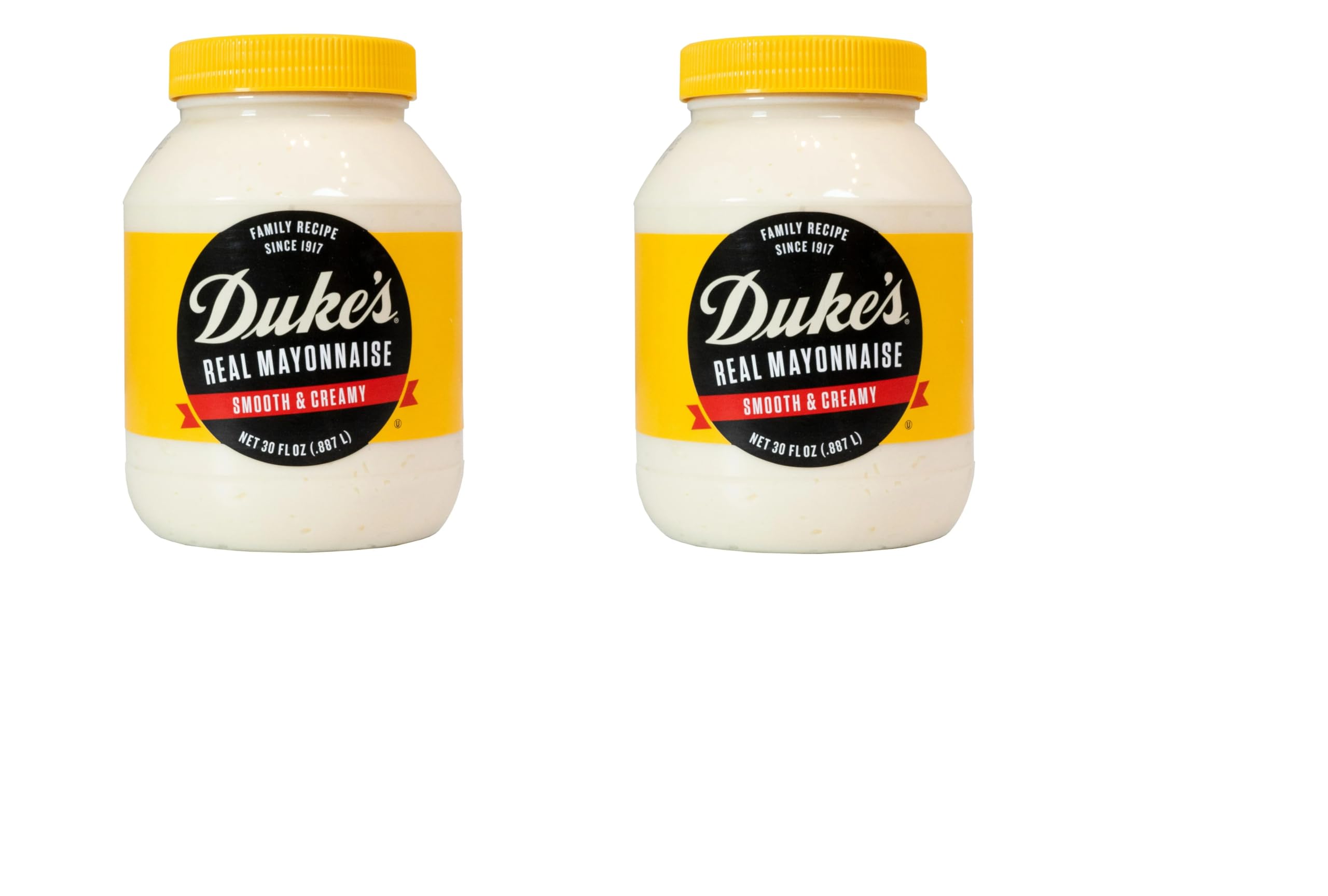 Dukes Mayonnaise 30 oz, Jar Smooth & Creamy (2 pack)