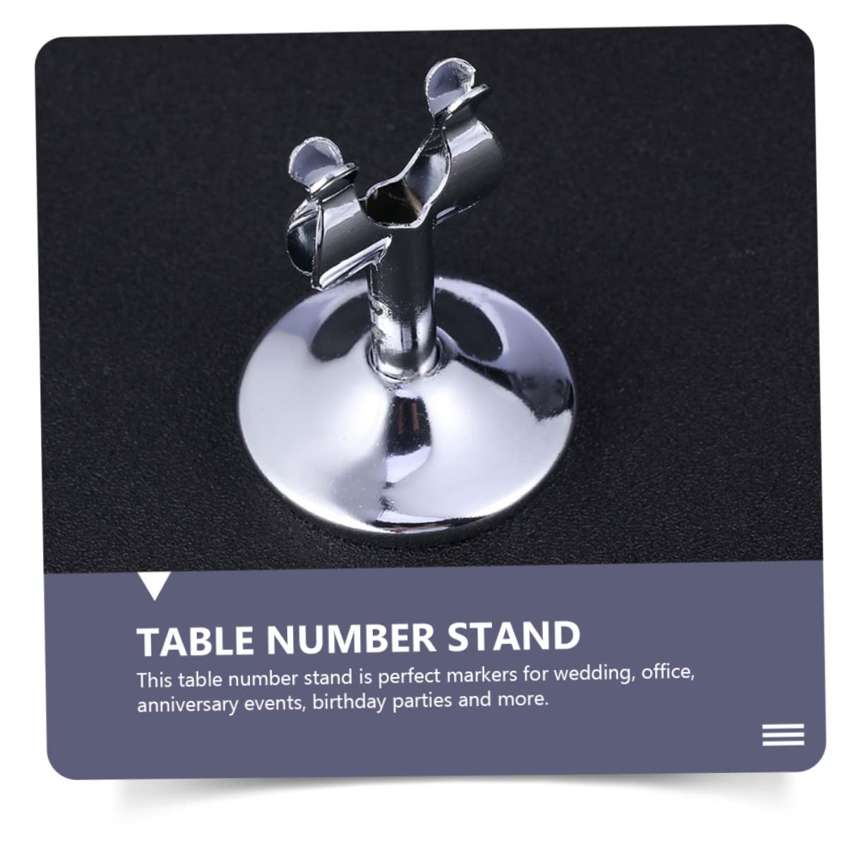 STOBOK 6piezas Clip De Etiqueta Soportes Multifunción Para Tarjetas Forma Delicados Para Restaurantes Tarjeteros Forma Artículos De Mesa