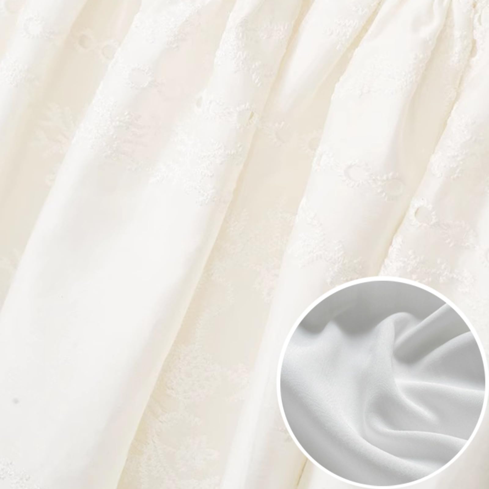 Bawełniany Fartuch Śliczny Damski Fartuch Sukienka Z 2 Kieszeniami Do Kuchnia Gotowanie MalowanieWhite,One Size