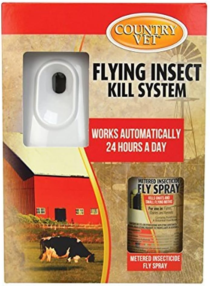 Country Vet Equine Automatic Flying Insect Control Kit (Case of 1)