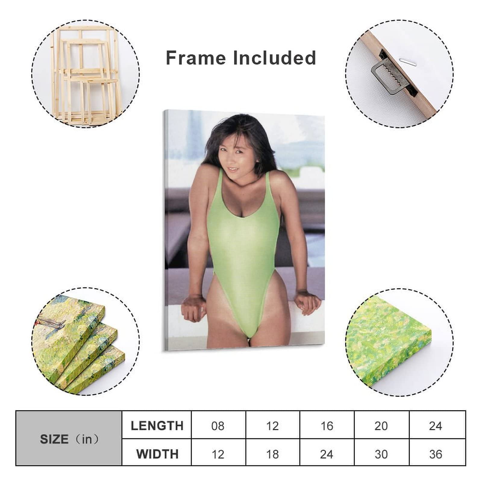 Amazon｜かとうれいこポスター壁飾り写真ビキニ水着 オフィス ベッド