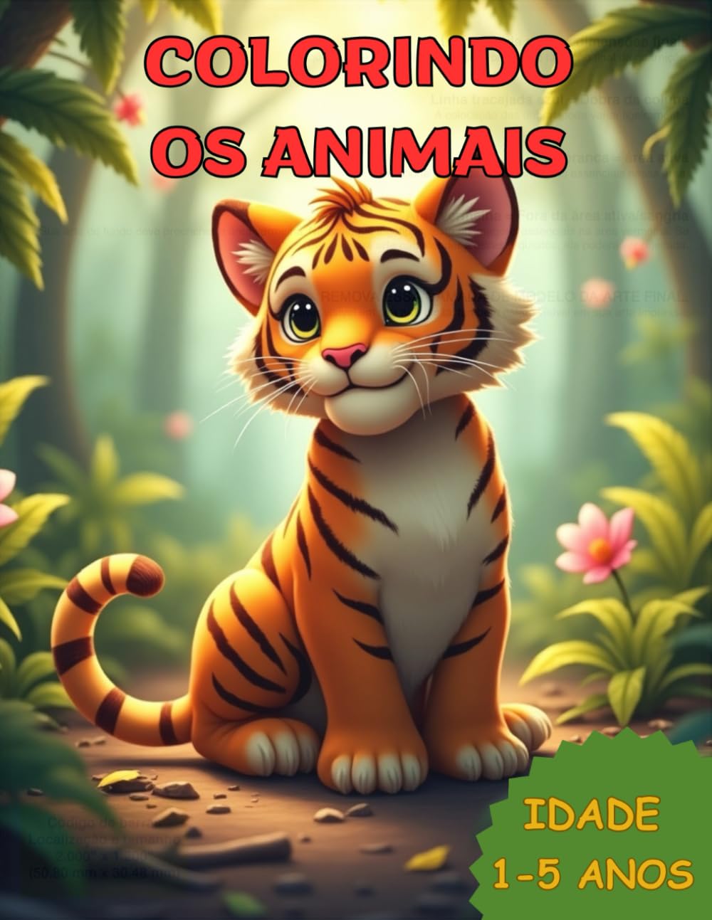 COLORINDO OS ANIMAIS: LIVRO DE COLORIR INFANTIL