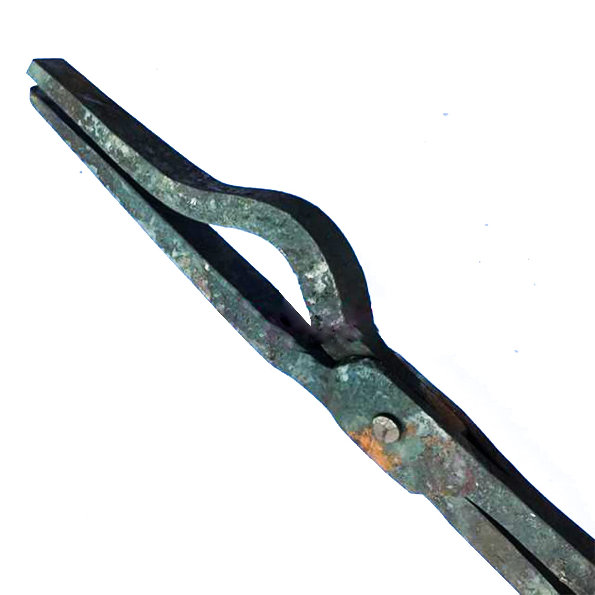 Tenaza de forja Pinzas de herrero Pinzas planas Pinzas de pico de pato Forja de tornillo de banco de yunque 60cm 1.3kg Tenaza de forja para Ingeniero Herrero