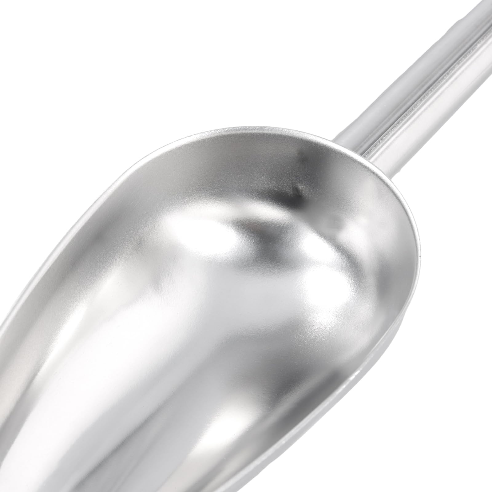 10 Paletta Ghiaccio, Paletta per Ghiaccio in acciaio inox multiuso, per alimenti feste da bar in cucina, per farina, cereali, noci, chicchi di caffè, 19 cm