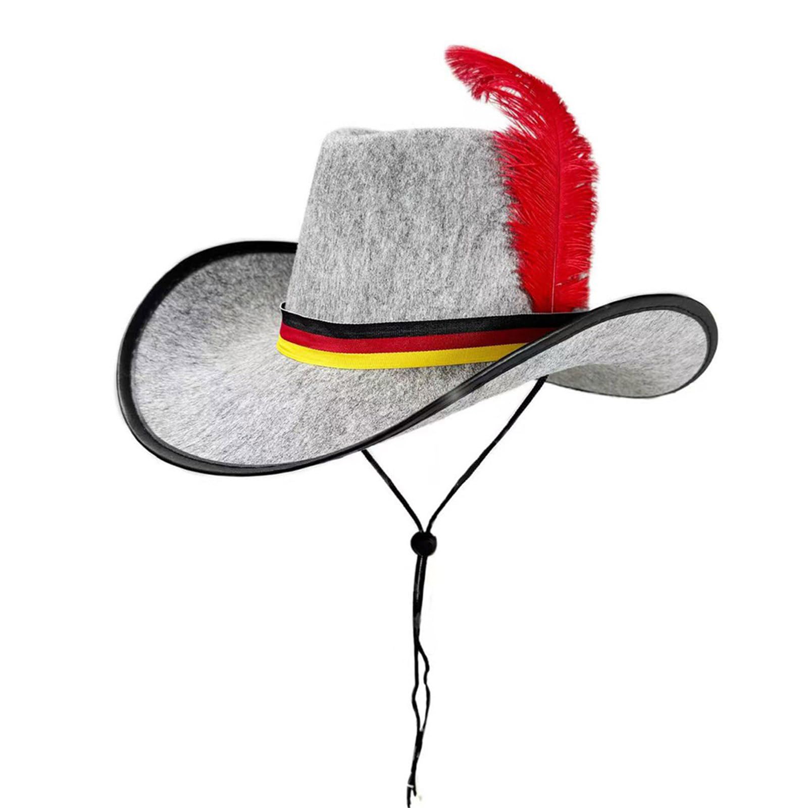MICFENY Premium Perceived Cowhand Hat Male Women Ventilated Season Outdoor Party Western Oriented Incidents Easy Pliable Casual