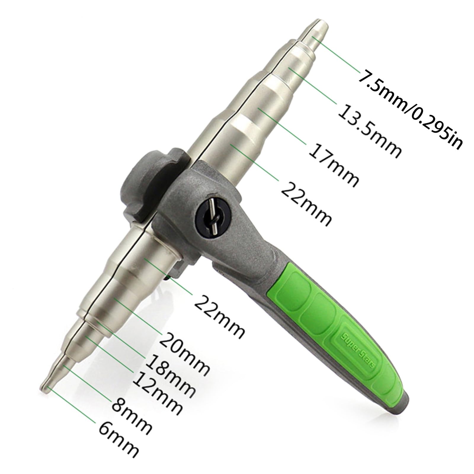6-22 mm Tube en cuivre Expander Tuyau en cuivre Outil de compression Climatisation Réparation Refroidissement Main Outil d'extension