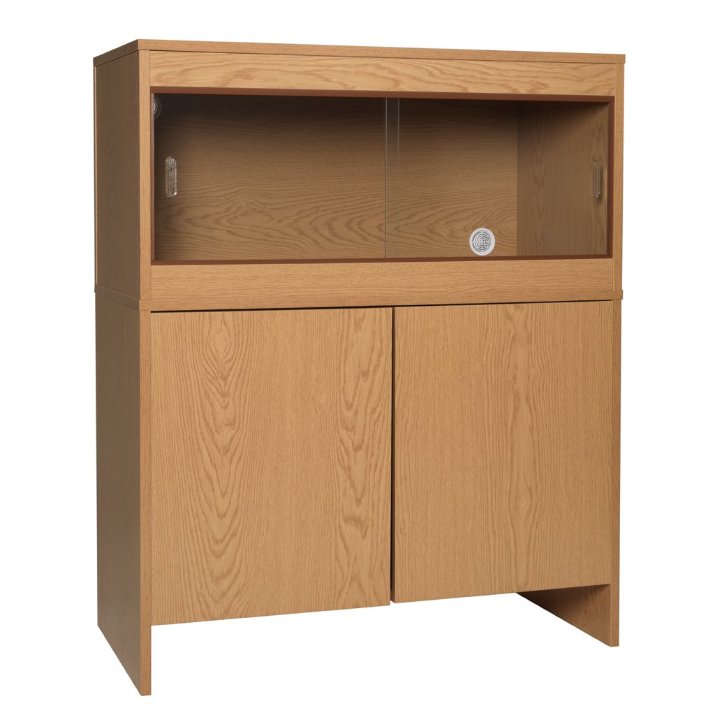 HabiStat - Oak Cabinet - L91 x D61 x H66cm (36 x 24 x 26") - Simple Set Up - Vivarium Accessories - Safely Store Reptile Essentials - Durable Design - Suitable For Vivariums — view 9