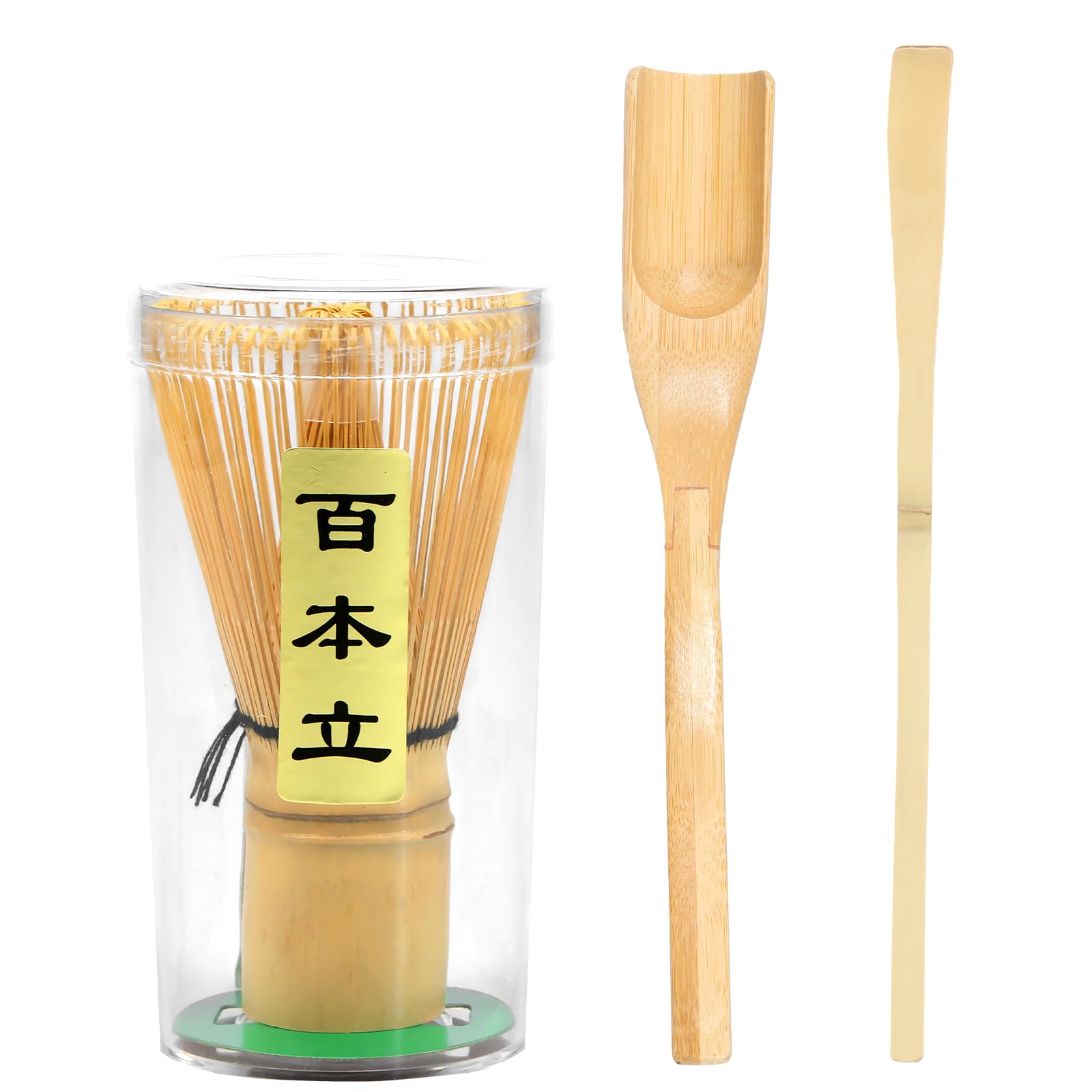 3Pcs Japanese Matcha Whisk Set Handmade Bamboo Whisk Traditional Matcha Tea Starter Kit with Tea Spoon Matcha Scoop Safe Japanese Tea Accessories for Tea Lovers Beginners