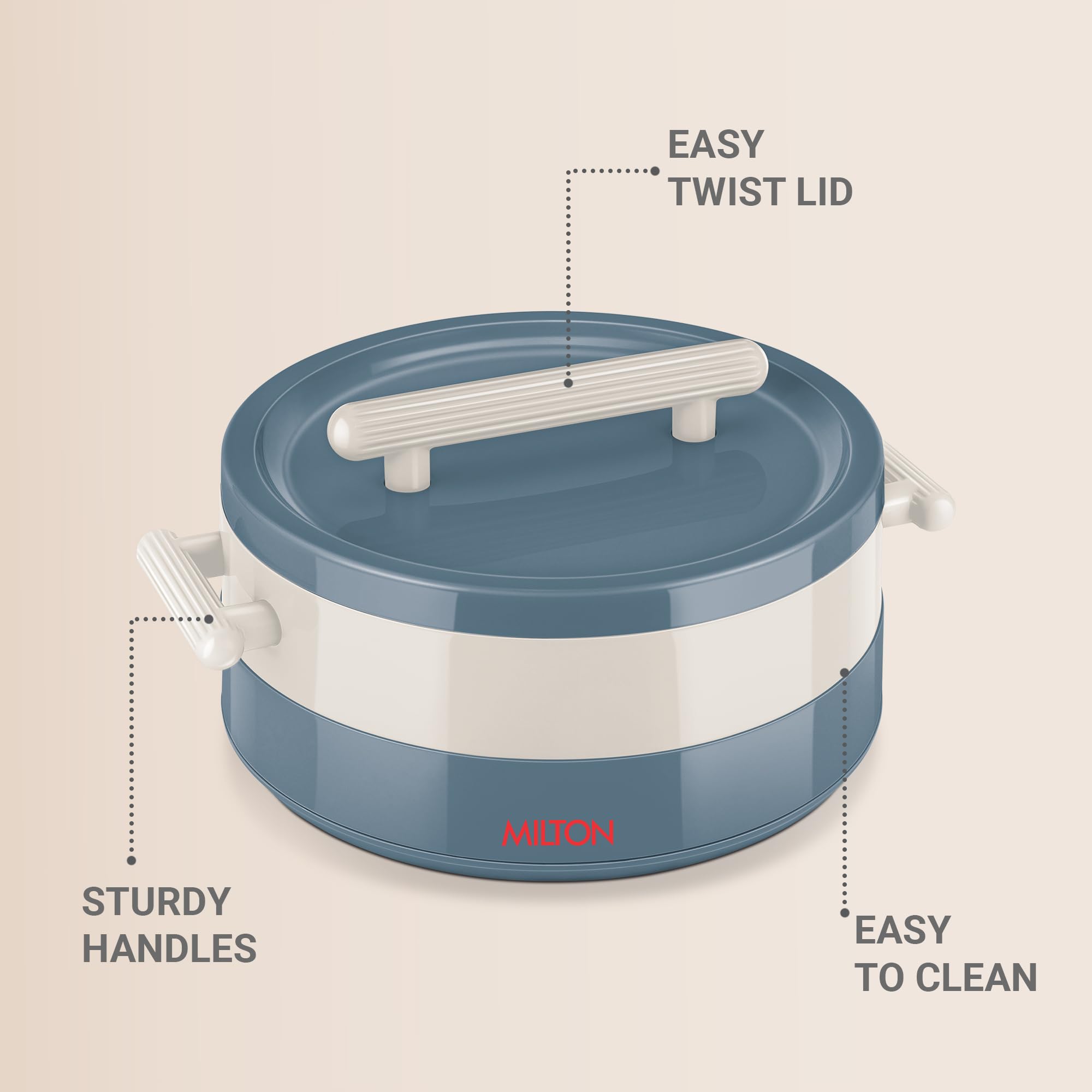 MILTON Insulated Casserole - Keeps Food Hot! -4