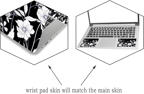 Miniatura 2 de ToLuLu Calcomanía para portátil de 12, 12.1, 13, 13, 14, 15, 15.4, 15.6 pulgadas, calcomanía de vinilo personalizable para portátil, diseño de