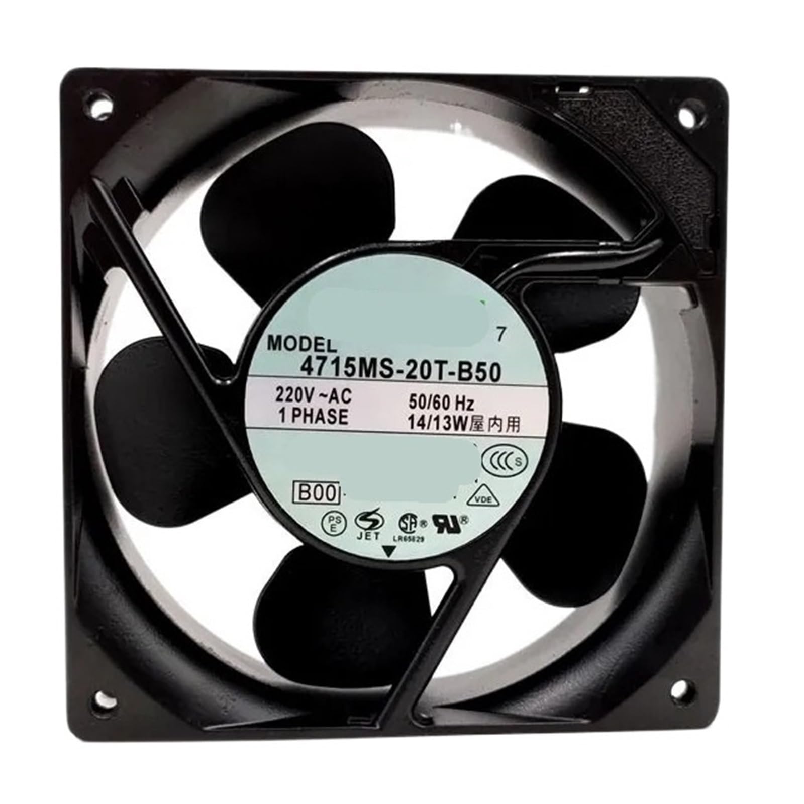 SJJBVPYX 4715MS-20T-B50 220VAC 14/13W 12038 120 * 120 * 38mm 12CM Cooling fan