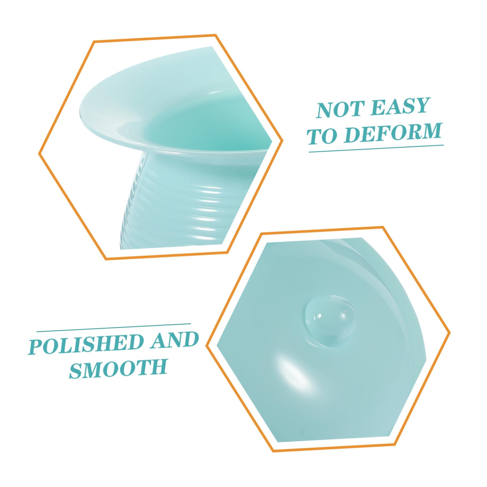 Vasino per Bambini in Plastica con Coperchio, Superficie Liscia e Riutilizzabile, Design Semplice per Uso Domestico e Hotel
