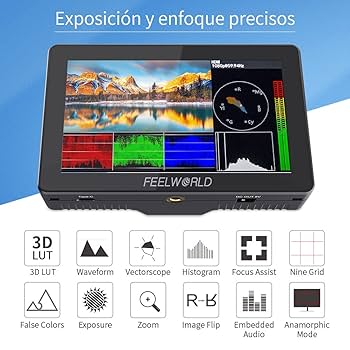 FEELWORLD FT6 FR6 5.5 Inch Wireless Video Transmission DSLR