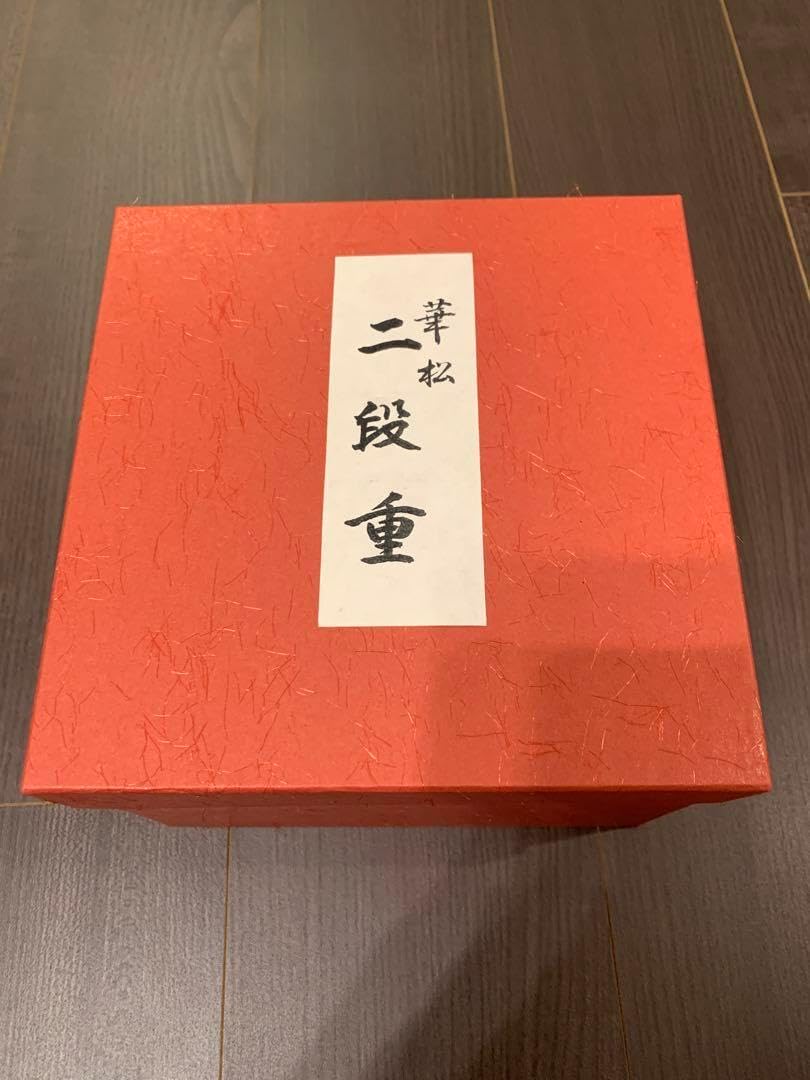 輪島塗 米永重箱 華松 二段重 沈金 とみた立山工房 富田立山 作